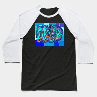 graffiti music pop art 22 Baseball T-Shirt